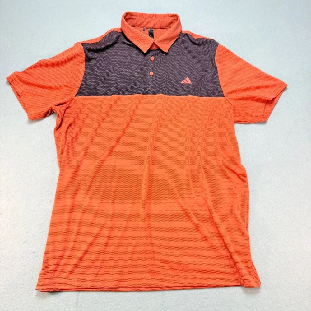 Adidas Golf Polo Shirt Athletic Training Performance XL